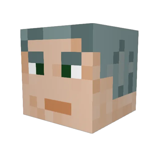 Mad_Tcool Minecraft avatar head, 3D render