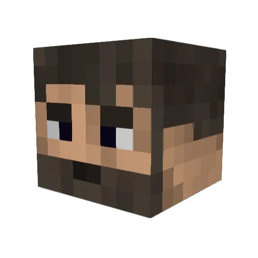 Mad__Max3 Minecraft avatar head, 3D render