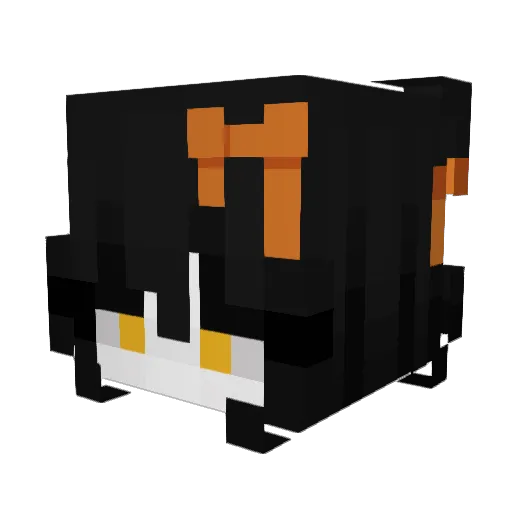 MadaChi0900 Minecraft avatar head, 3D render