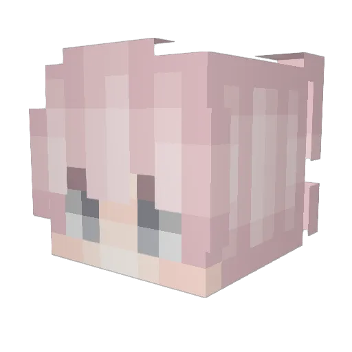 Madaaraa_ Minecraft avatar head, 3D render
