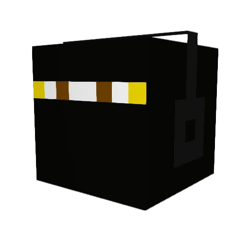 Madabliom Minecraft avatar head, 3D render