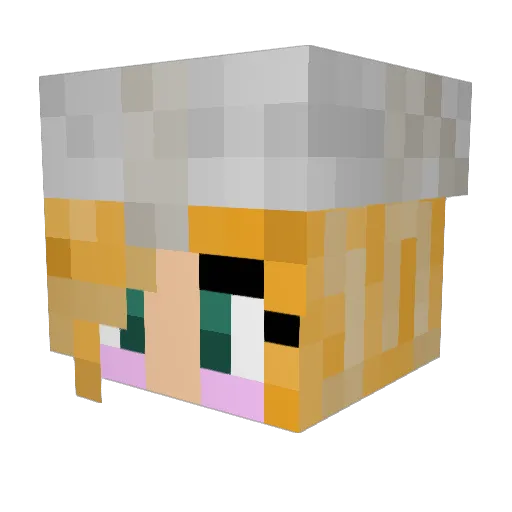 Madact1 Minecraft avatar head, 3D render