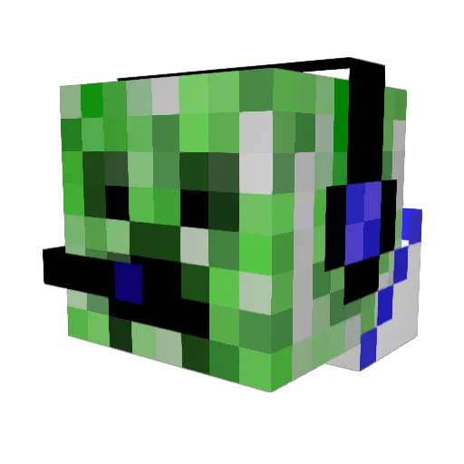 Madafaka598 Minecraft avatar head, 3D render