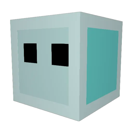 MadagascarCham Minecraft avatar head, 3D render