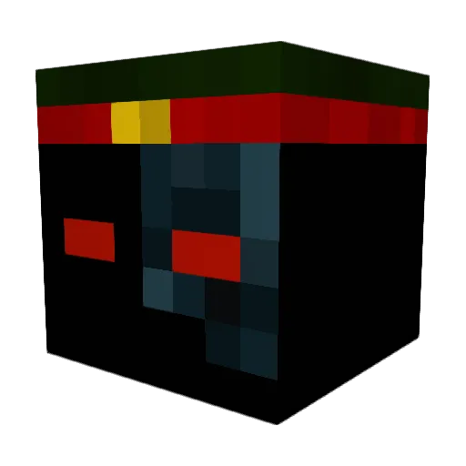 MadamCatto Minecraft avatar head, 3D render