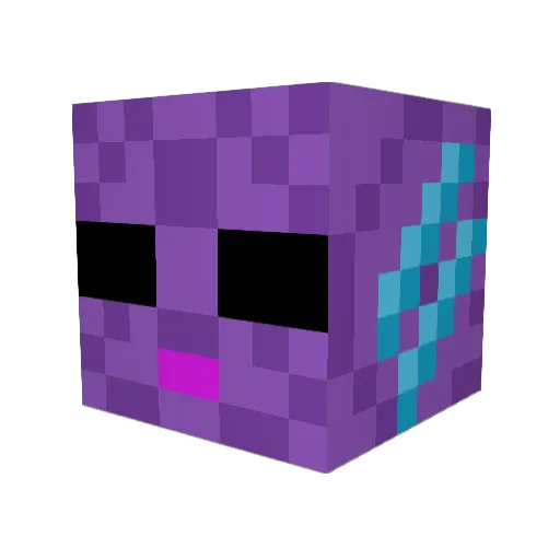 MadamOhare Minecraft avatar head, 3D render