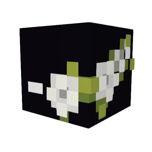 MadameMoonelia Minecraft avatar head, 3D render