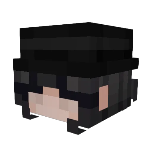 Madamee_ Minecraft avatar head, 3D render