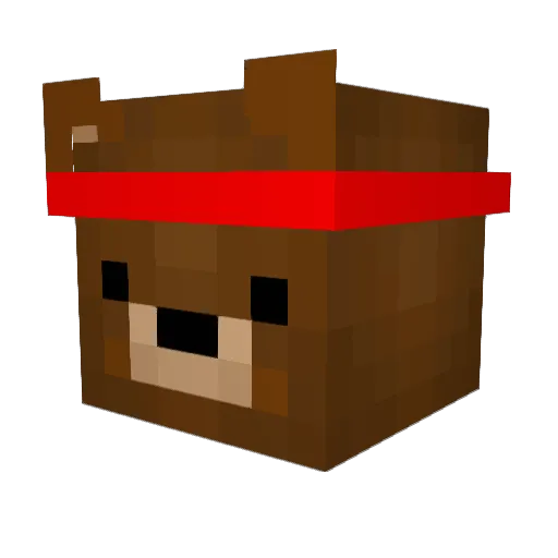 Madanis1 Minecraft avatar head, 3D render