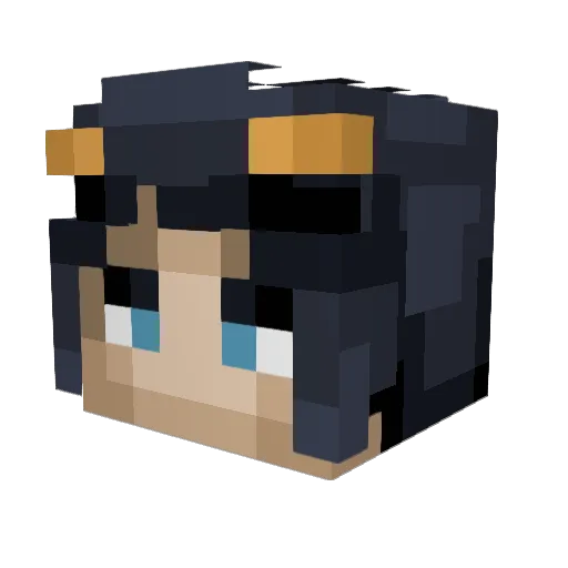 Madara0278 Minecraft avatar head, 3D render