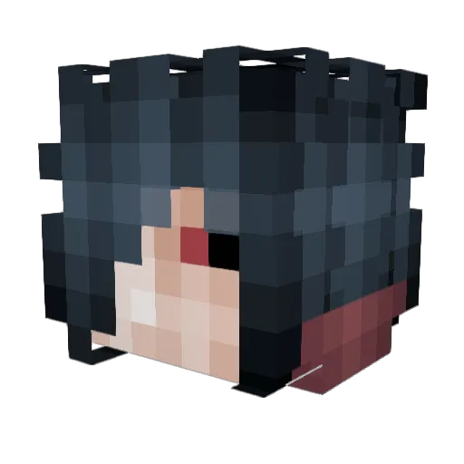 Madara0826 Minecraft avatar head, 3D render
