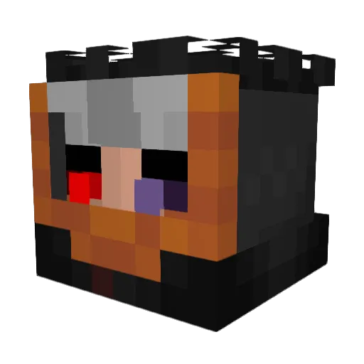 Madara7748 Minecraft avatar head, 3D render