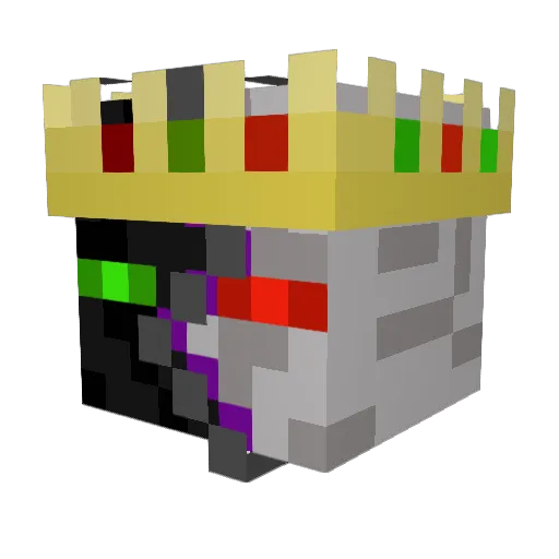 Madara_Matt Minecraft avatar head, 3D render