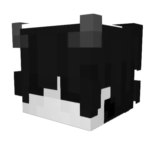 Madaraxy Minecraft avatar head, 3D render