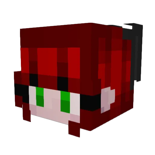 Madaroo_ Minecraft avatar head, 3D render