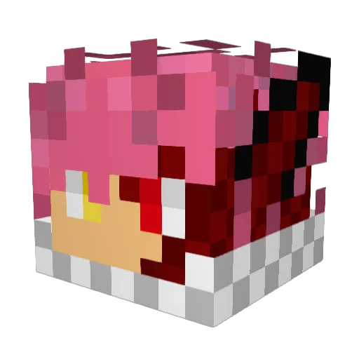 Madboy759 Minecraft avatar head, 3D render