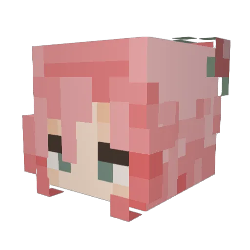 Madd_Bart Minecraft avatar head, 3D render