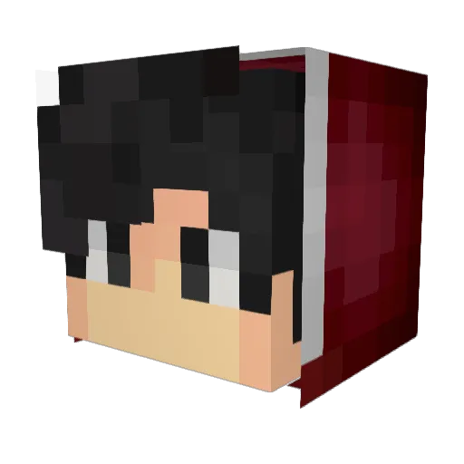 Madd_Grand Minecraft avatar head, 3D render