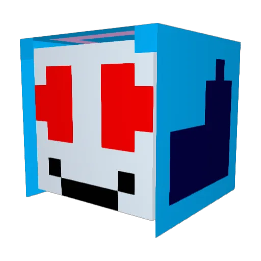 Maddcon88 Minecraft avatar head, 3D render