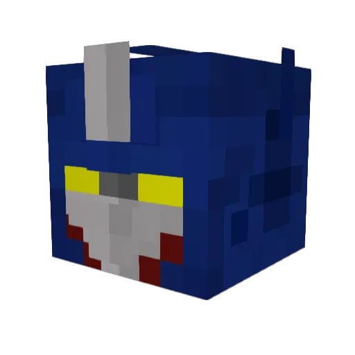 Maddhatter217 Minecraft avatar head, 3D render