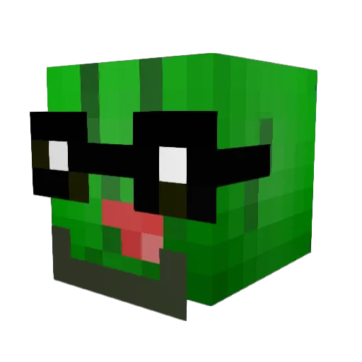 Maddie8798 Minecraft avatar head, 3D render