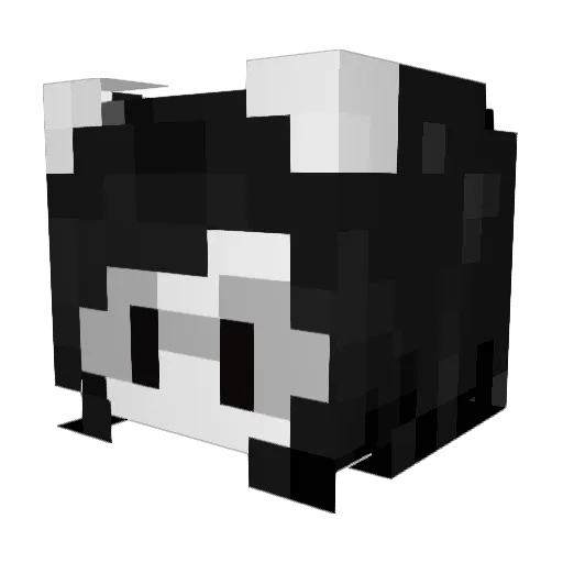 MaddieAKA Minecraft avatar head, 3D render
