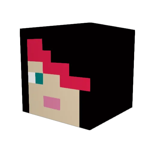 MaddieB31 Minecraft avatar head, 3D render