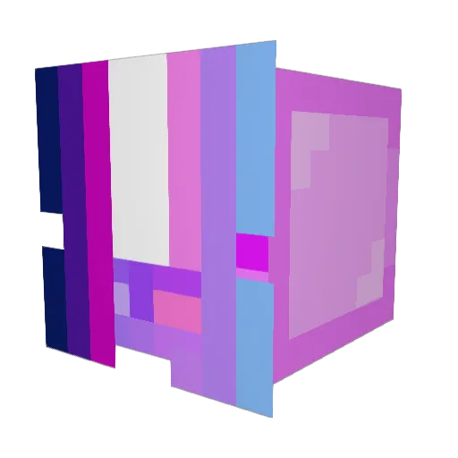 MaddieCool123 Minecraft avatar head, 3D render