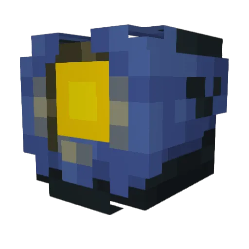 MaddieMining Minecraft avatar head, 3D render
