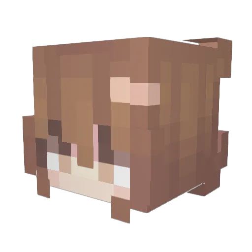 Maddie_1234 Minecraft avatar head, 3D render