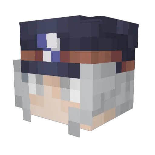 Maddie_M_Mattle Minecraft avatar head, 3D render