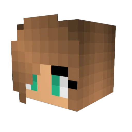 Maddie_Madison Minecraft avatar head, 3D render