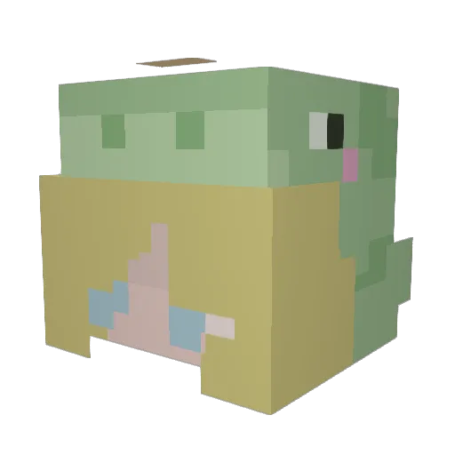 Maddie_T2 Minecraft avatar head, 3D render