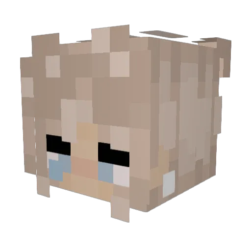 Maddieinnit1 Minecraft avatar head, 3D render