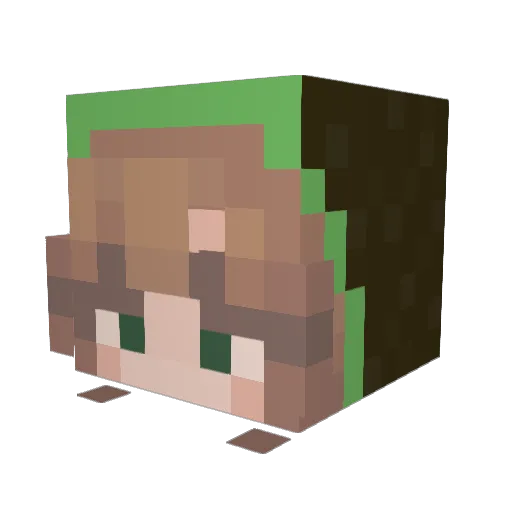 Maddo94 Minecraft avatar head, 3D render