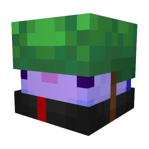 Maddog3413 Minecraft avatar head, 3D render