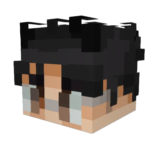 Maddox7248 Minecraft avatar head, 3D render