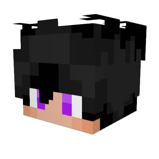 MaddoxXP Minecraft avatar head, 3D render