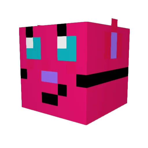 Maddox_24 Minecraft avatar head, 3D render