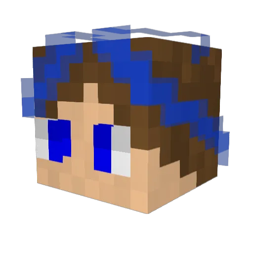 MaddyMotsDragon Minecraft avatar head, 3D render