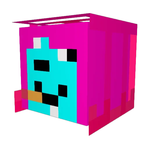 Maddy_giraf Minecraft avatar head, 3D render