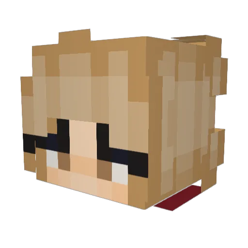 Maddyyyyyyyyyyyy Minecraft avatar head, 3D render