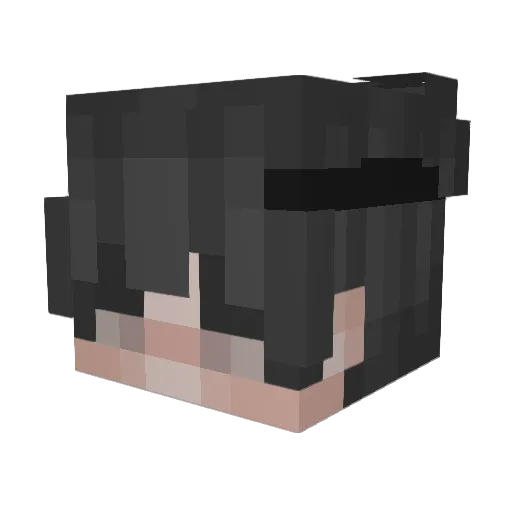 MadeByKin Minecraft avatar head, 3D render