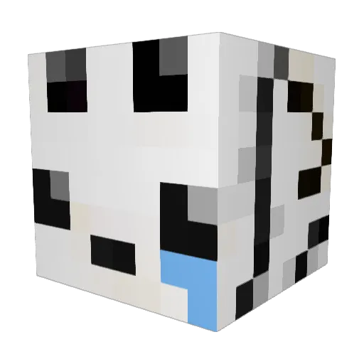 MadeInJapan Minecraft avatar head, 3D render