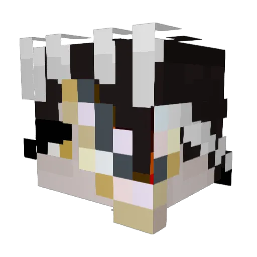 MadeMan2005 Minecraft avatar head, 3D render