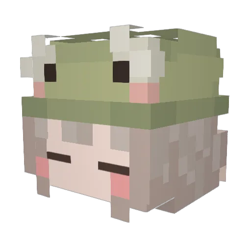 Made_inHeaven13 Minecraft avatar head, 3D render