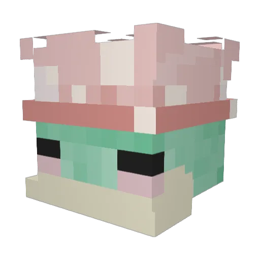 Madelyn2121 Minecraft avatar head, 3D render