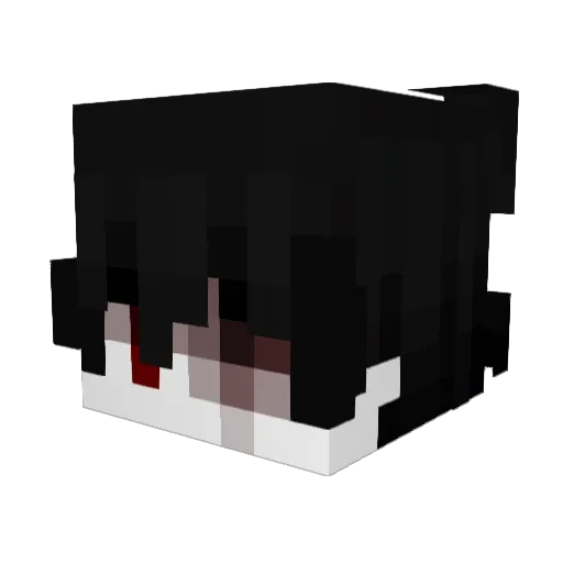 MadeofHate Minecraft avatar head, 3D render
