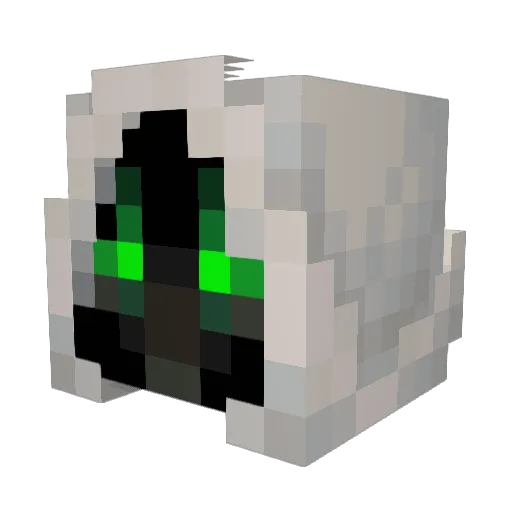 Madethepro Minecraft avatar head, 3D render