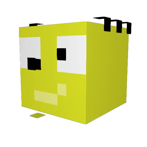 Madfutsbciscool Minecraft avatar head, 3D render